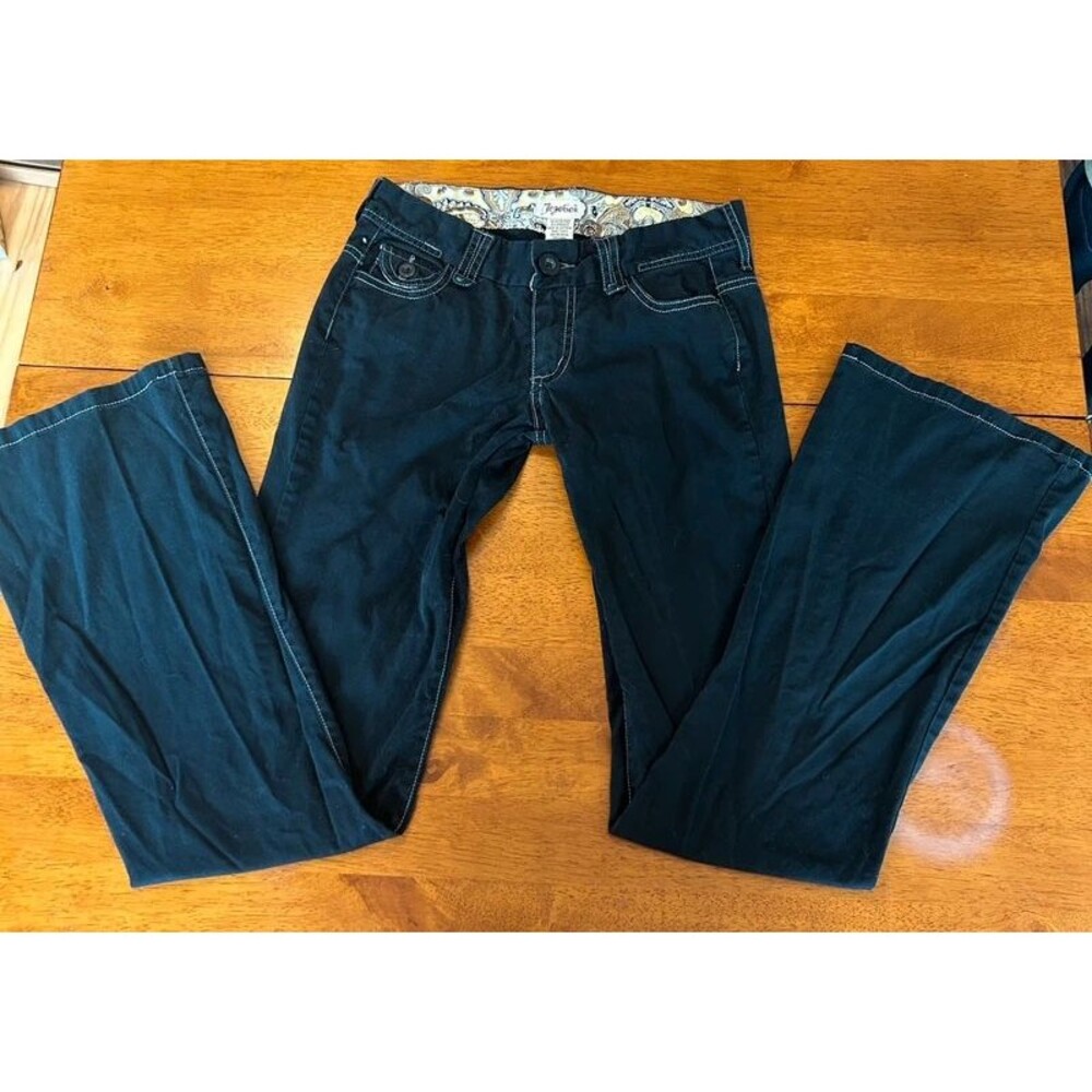 Jezebel Black Flare Pants Size 5